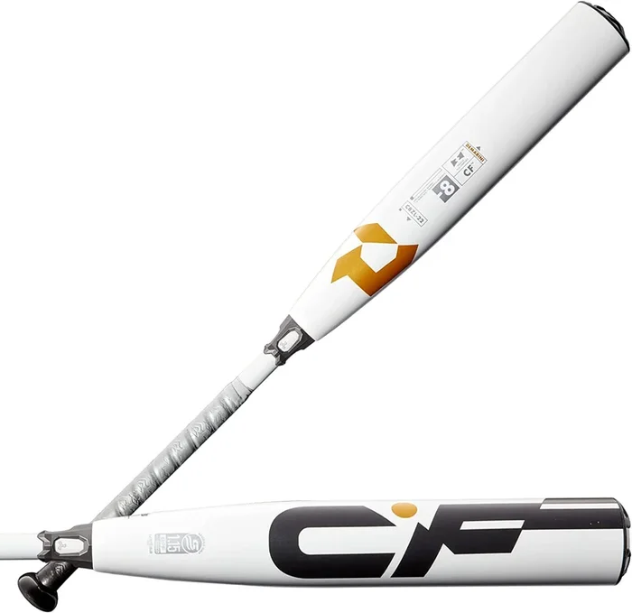 New DeMarini 2022 CF USSSA Youth Baseball Bat 2 Piece Composite White/Gold