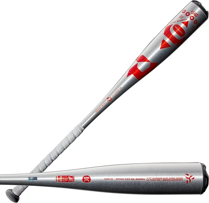New DeMarini 2022 The Goods One Piece 31/21 USSSA Youth Baseball Bat Silver/Red