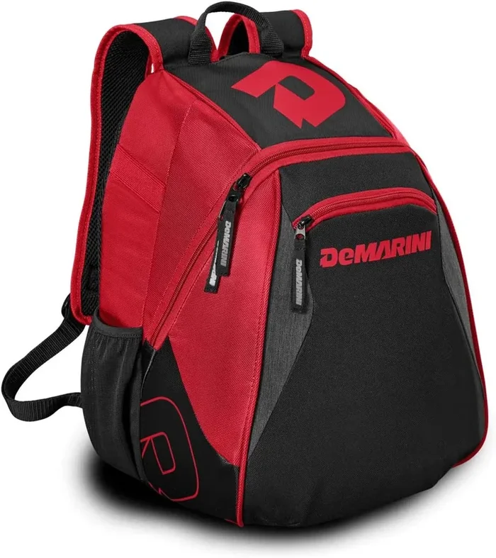 New DeMarini Voodoo Junior Baseball Backpack Scarlet/Black