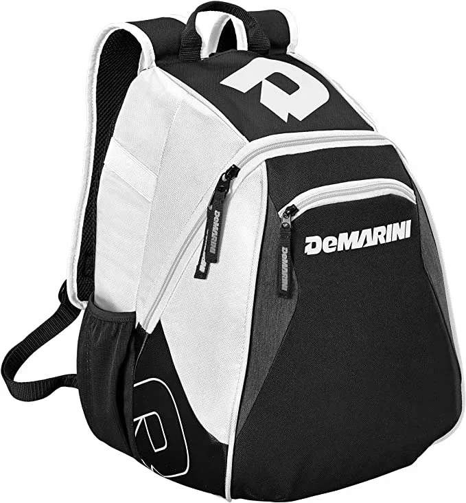 New DeMarini Voodoo Junior Baseball Backpack US Silver/Black