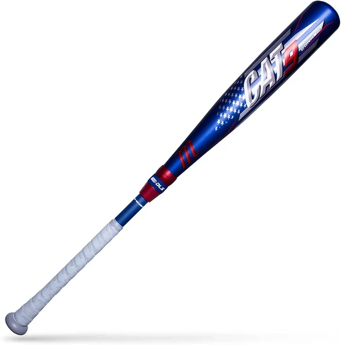 New Demo Marucci CAT9 Connect Pastime Senior League Baseball Bat 32/27 Rd/Wh/Bl