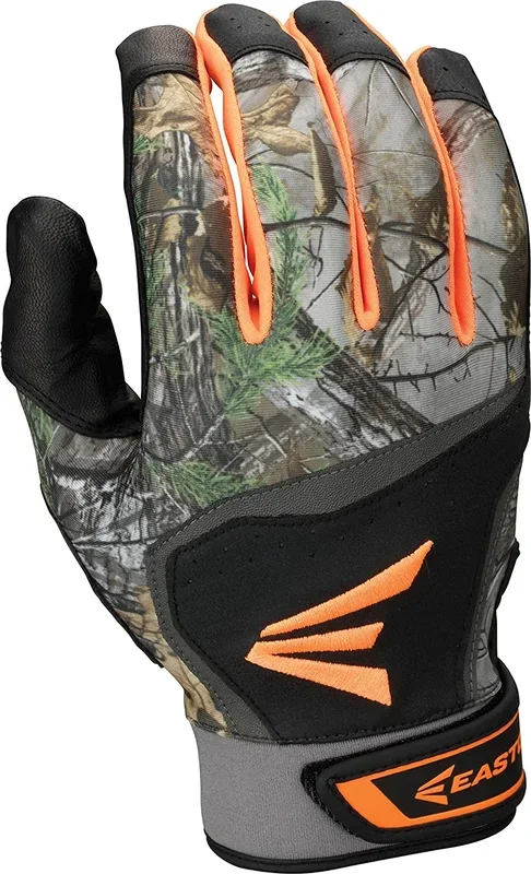 New Easton Adult HS7 Women’s Softball Batting Gloves Black/Real Tree Extra Large