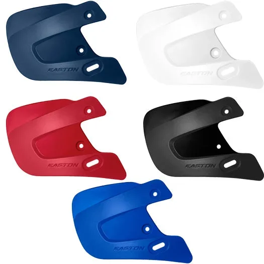 New Easton Batting Helmet Extended Jaw Guard Right Handed Batter Black