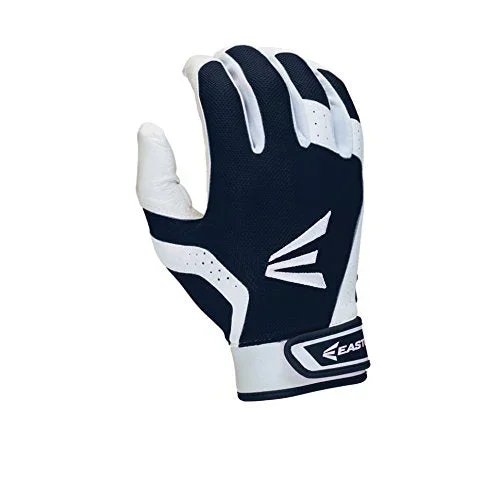 New Easton HF VRS II Fastpitch Batting Gloves, Women’s Navy/White Large