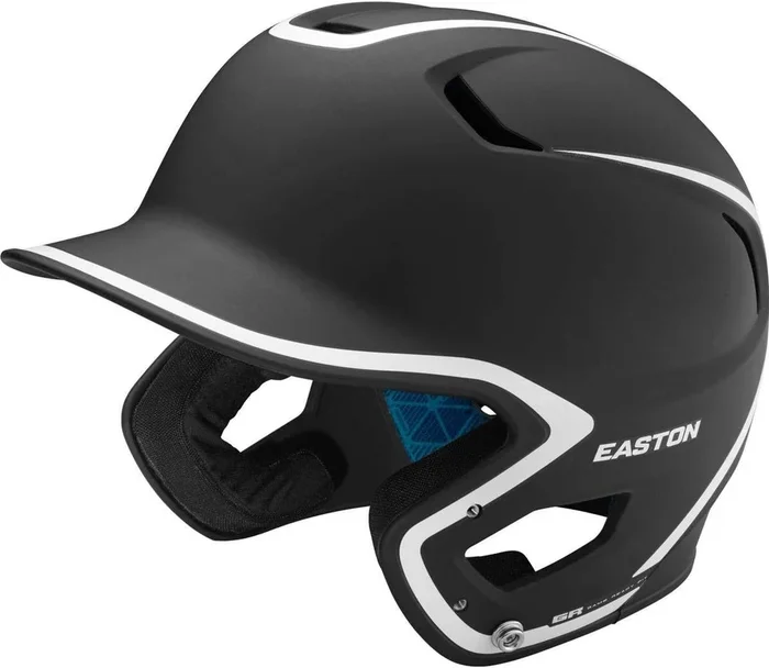 New Easton Z5 2.0 Baseball Batting Helmet 2-Tone Matte Black/White 71/8 – 71/2″