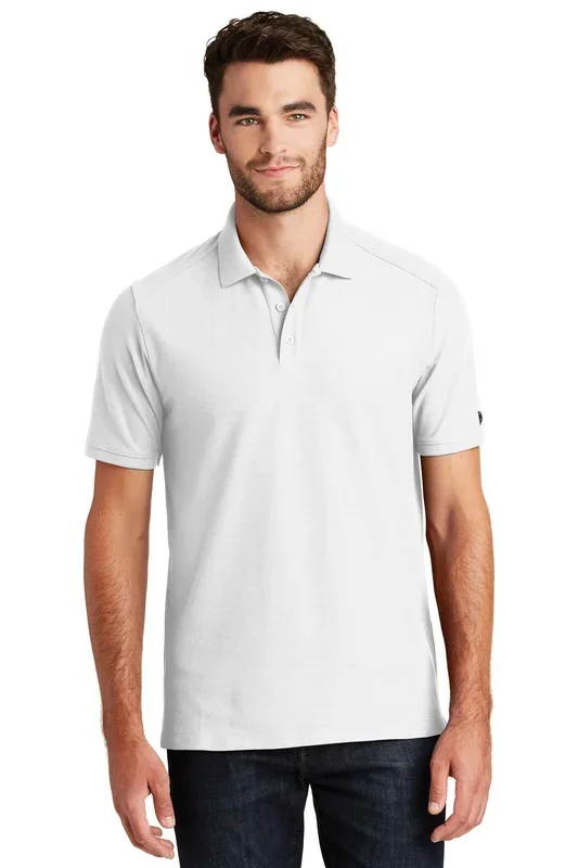 New Era Men’s Venue Home Plate Polo. NEA300