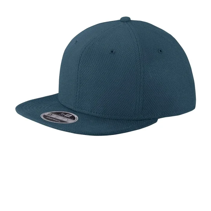 New Era Original Fit Diamond Era Flat Bill Snapback Cap. NE404