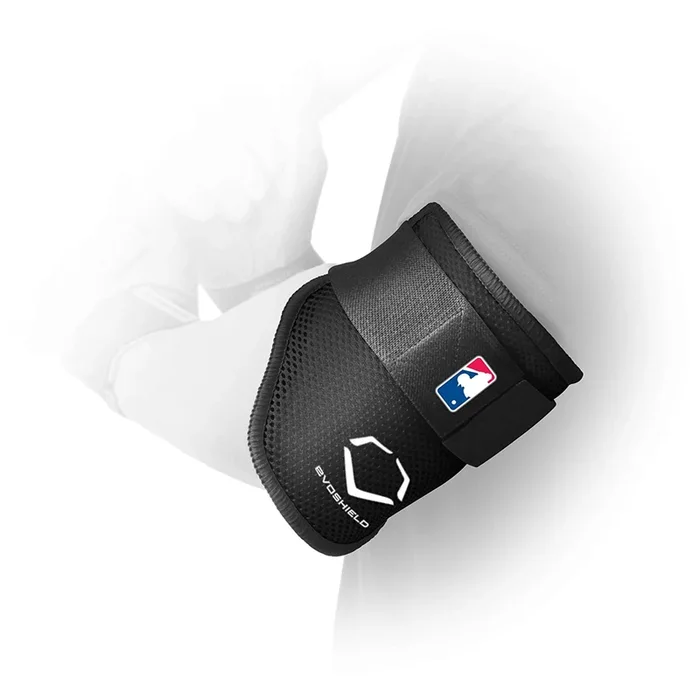 New Evoshield Custom Mold Adult MLB Batters Evo Speed Stripe Elbow Guard Black