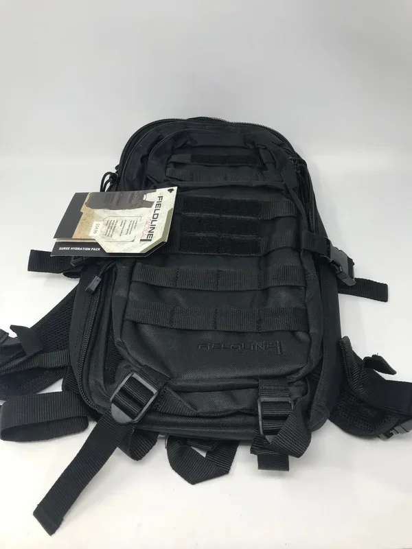 New Fieldline Tactical Surge Hydration Pack Black 2 Liter 17.5″ X 9.2″ X 6.8″