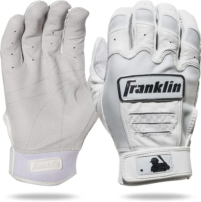 New Franklin Sports CFX Pro Adult Baseball Batting Gloves Adult large Wht/Chrm