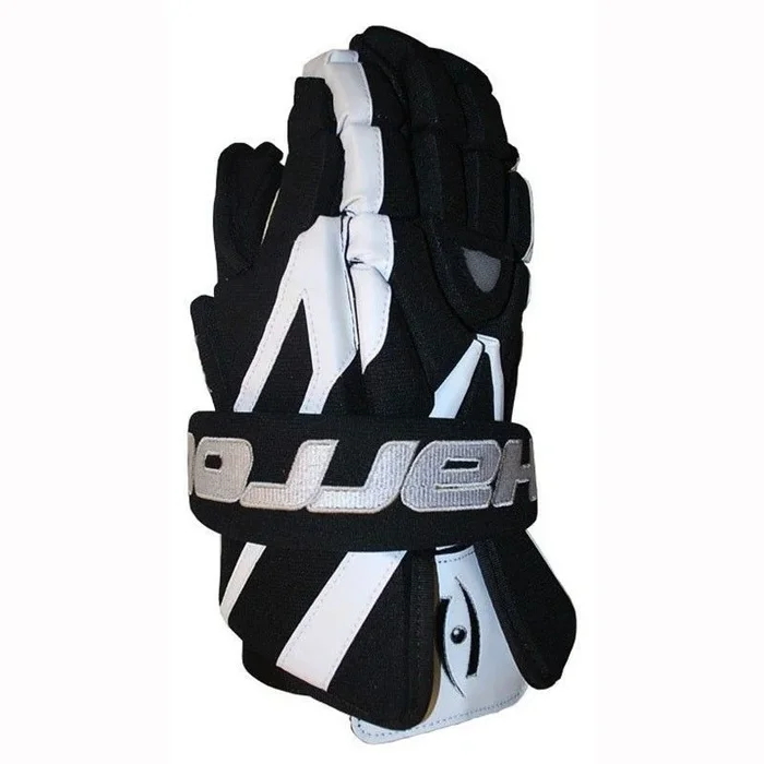 New Harrow Syncro Lacrosse Glove Black/White/Gray Large 12 Inch
