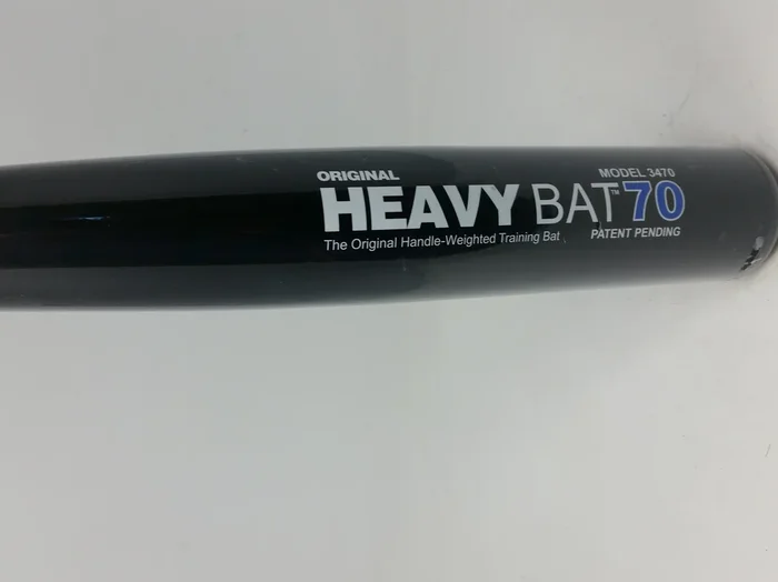 NEW HeavyBat Softball Weighted Training Bat 3470 Black/White 2 5/8″ Barrel