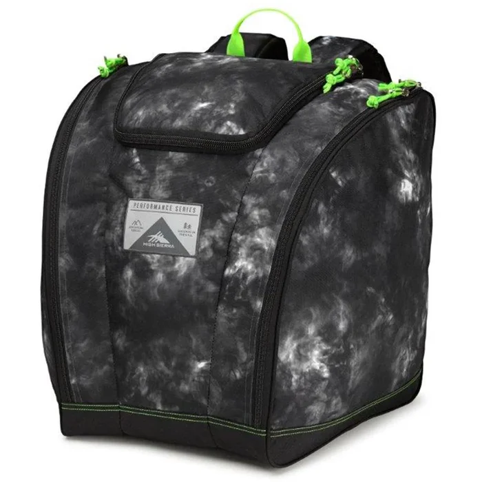 New High Sierra Junior Trapezoid Boot Bag Black/Green
