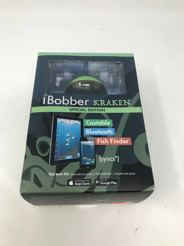 New iBobber Kraken Wireless Bluetooth Smart Fish Finder RS114 Green Special Edit