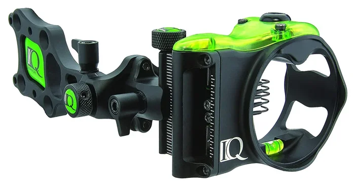 New IQ Bowsights IQ Pro Archery Sight 7Pin .019 with Retina Lock Technology Left