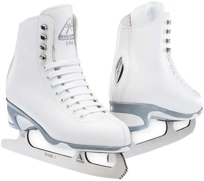 New Jackson Ultima Women’s Sz 5 Finesse Figure Ice Skates Foam Padding White