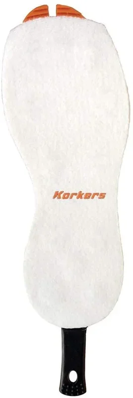 New Korkers OmniTrax v3.0 Felt Fishing Soles Sz 8-8.5 White/Orange