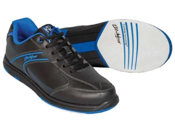 New KR Strikeforce Mens 10.5 Flyer Bowling Shoes Black/Blue