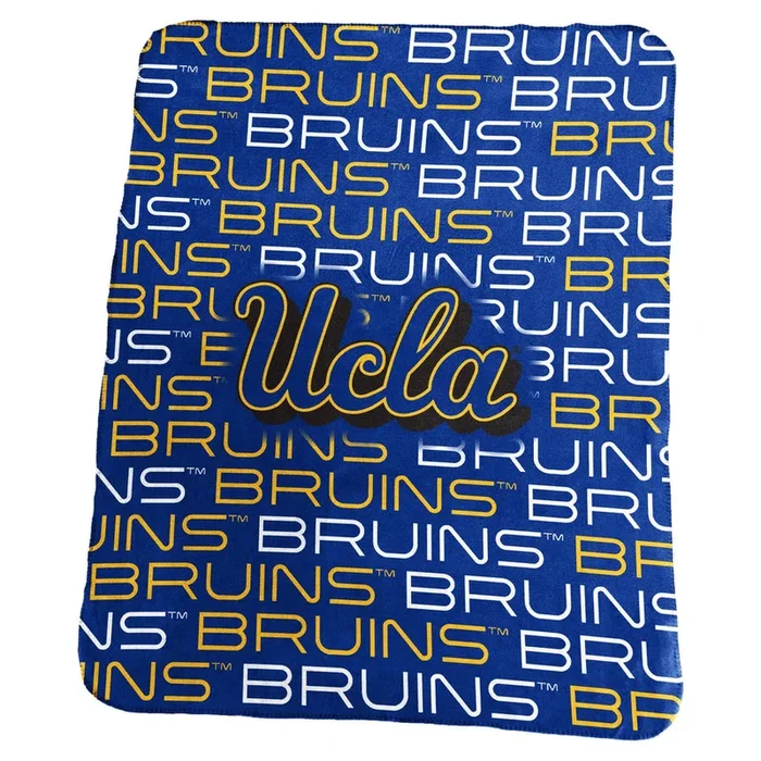 New Logo Brands Officially Licensed NCAA UCLA Bruins Classic Fleece Blanket,