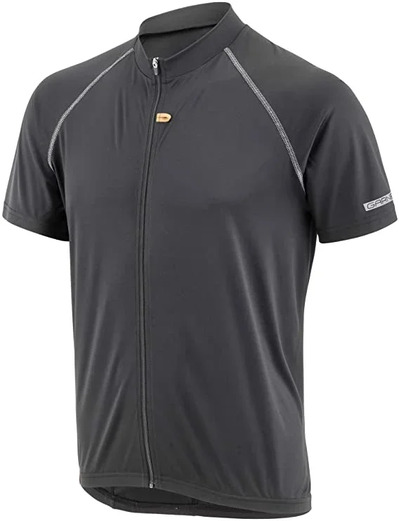 New Louis Garneau Men’s Manchester Full Zip Cycling Jersey Asphalt Large
