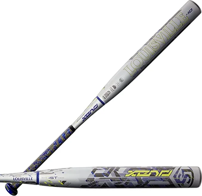 New Louisville Slugger 2022 Xeno Fastpitch Softball Bat Silver/Purple