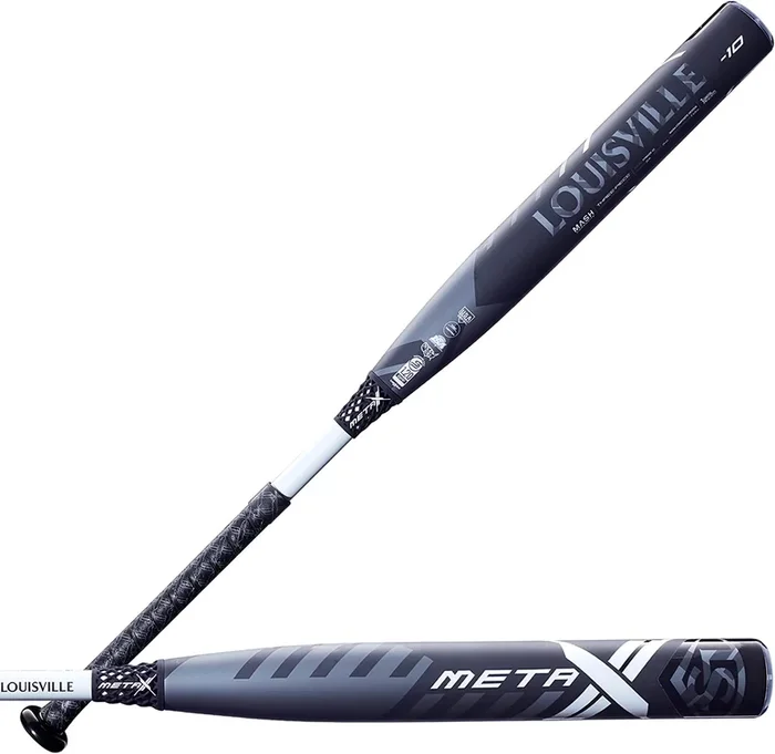 New Louisville Slugger Meta Fastpitch Bat 2022 Black/Gray 2 1/4″ Composite