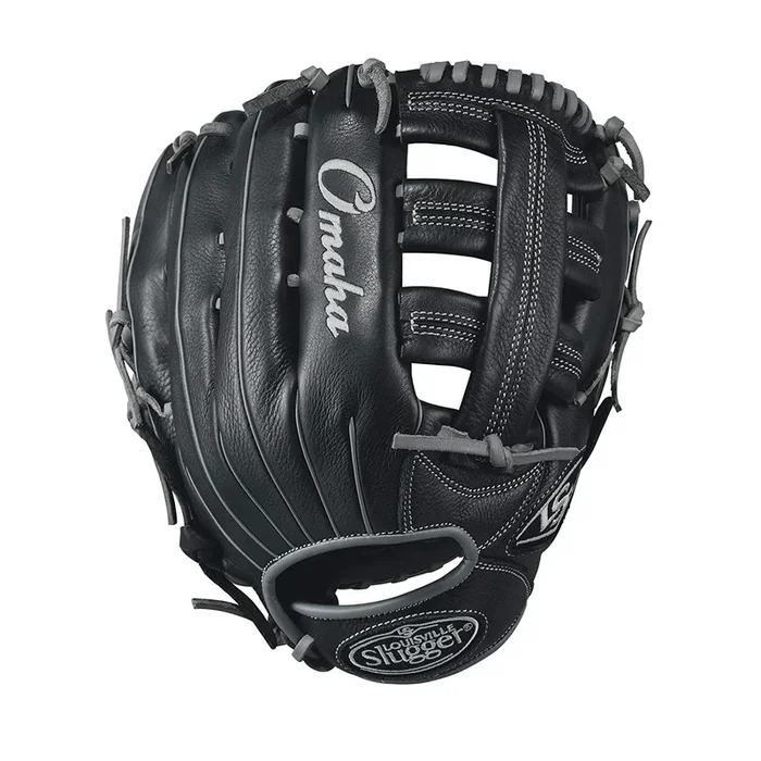 New Louisville Slugger Omaha Series Baseball Glove 11.25″ RHT Baseball Glove Blk
