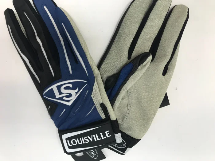 New Louisville Slugger Series 5 Batting Gloves Black/Royal/White Adult Medium
