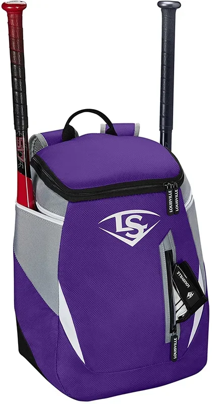 New Louisville WTL9302 Select Stick Pack Bag Purple/Gray/White