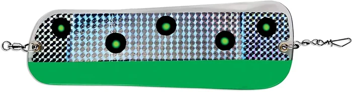 New Luhr Jensen 3 Coyote Flasher Maximum Flash/Corrosion Resistance Green/Silver