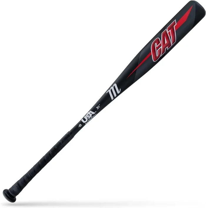 New MARUCCI CAT Aluminum USA Aluminum Baseball BAT, 2 5/8″ Barrel Bck/Rd