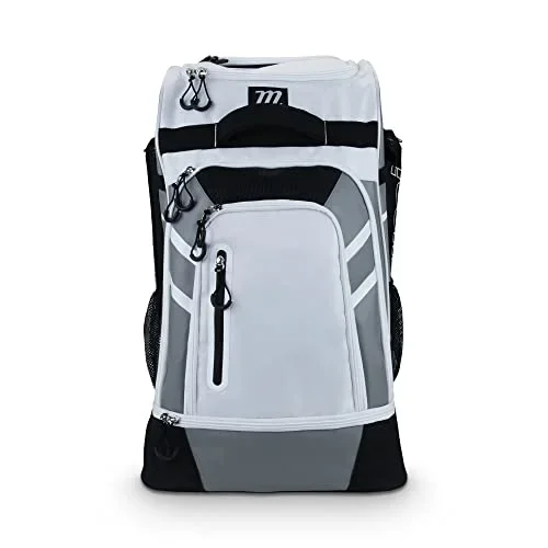 New Marucci Convoy Wheeled Baseball BAT Pack White/Gray