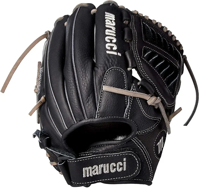New Marucci MFGFP12S FP225 Series Softball Fielding Gloves RHT 12in Blk/Gry