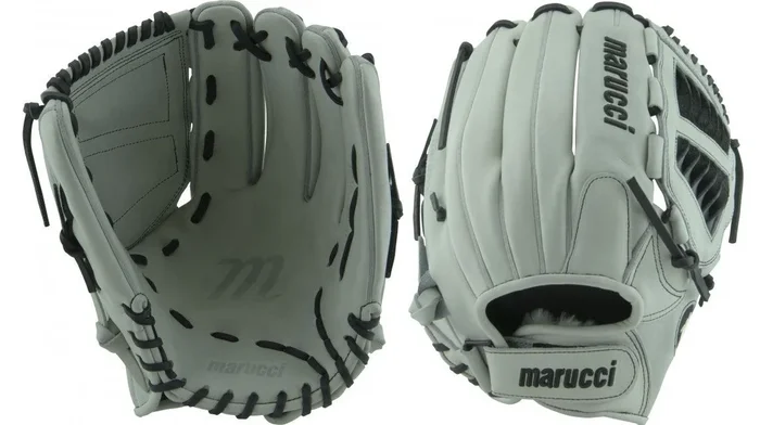 New Marucci MFGSB1250SV 12.5″ RHT Sprial Web Fastpitch Softball Glove Gray