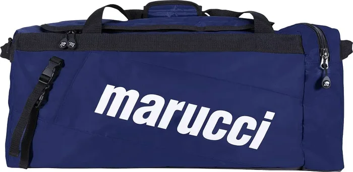 New Marucci Team Utility Duffel Bag 26″ W x 13″ D x 12″ H Navy/Black