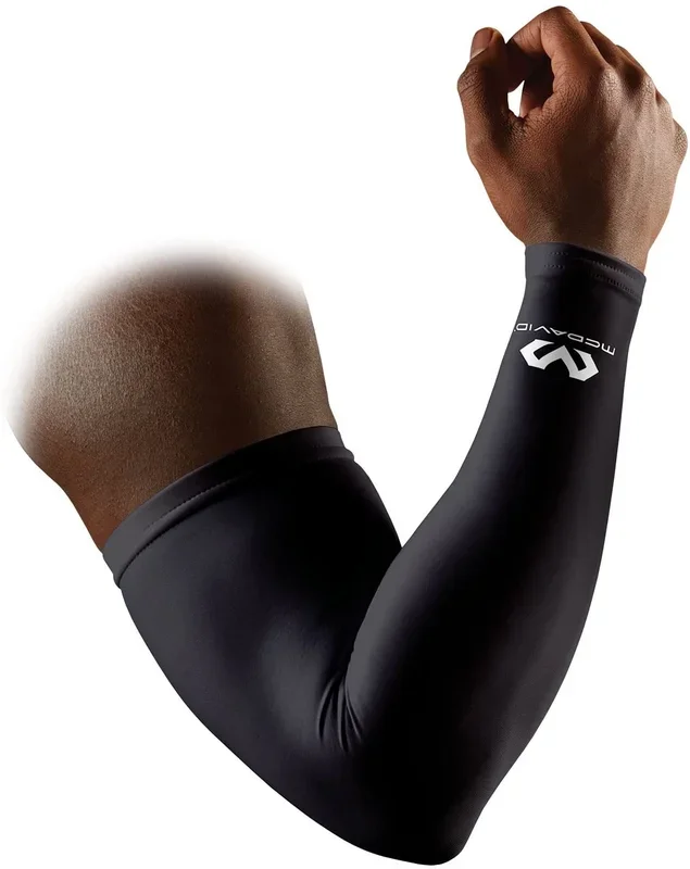New McDavid Adult Medium Compression Arm Sleeve Orthopedic Brace Black