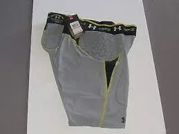 New Men’s MPZ 3 Pad Armour Girdle Men Medium Gray/Yellow/Black