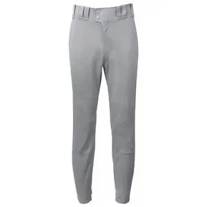 New Mizuno 350007.9191 Adult Large Elastic Bottom Gray Baseball Pants