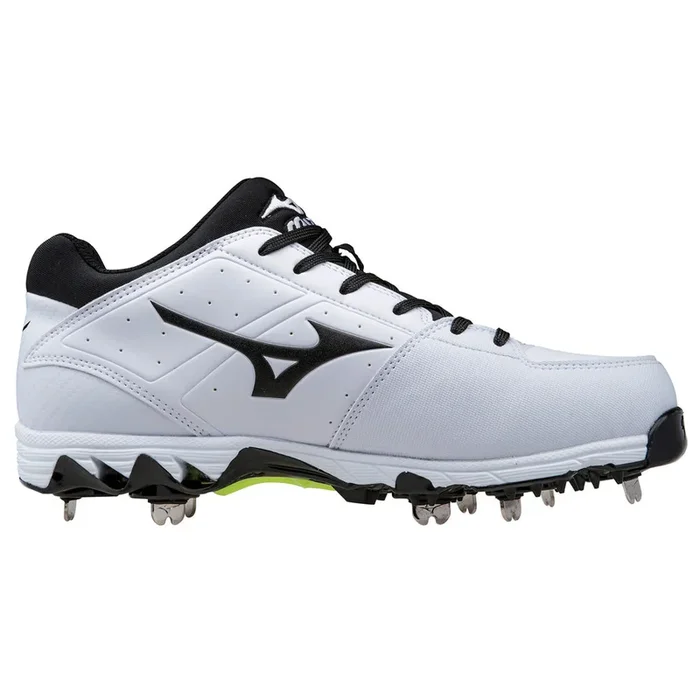 New Mizuno 9 Spike Swift 4 320510 Size Womens 10 Softball Cleat White/Black