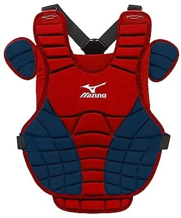 New Mizuno Catcher Chest Protector 15.5″ Red/Blue Samurai Women Fastpitch