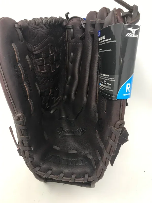 New Mizuno Franchise Series GFN1400S3 14″ Slowpitch Softball Glove Brn/Wht RHT