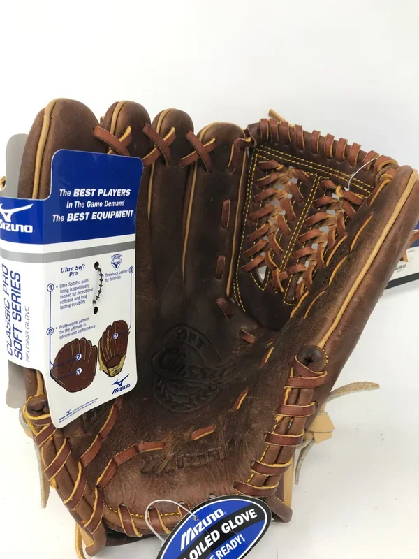 New Mizuno Soft Classic Pro GCP67S 11.5″ Baseball Fielding Glove LHT Brown LEFTY