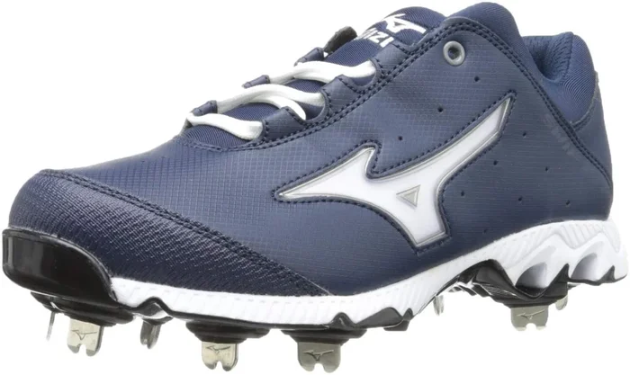 New Mizuno Swift 3 Switch 320452 Softball Cleats Womens 12 Nvy/Wht Metal Cleat