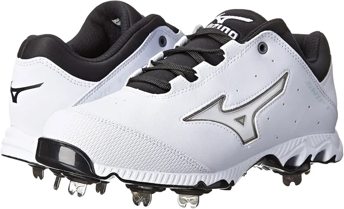 New Mizuno Swift 3 Switch 320452 Softball Cleats Womens 12 Wht/Wht Metal Cleat