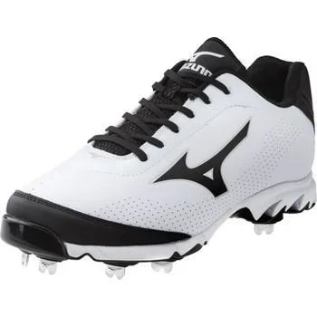 New Mizuno Vapor Elite 7 320443 Size Mens 11 Baseball Metal Cleats Wht/Blk