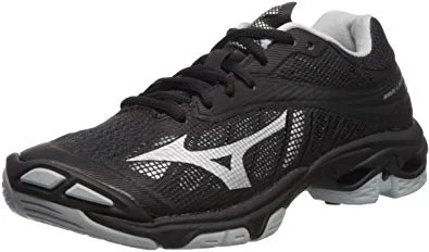 New Mizuno Wmn 11 Wave Lightning Z4 Indoor Court Volleyball Shoe Blk/Silv