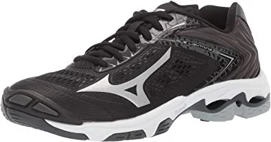 New Mizuno Wmn 7 Wave Lightning Z5 Indoor Court Volleyball Shoe Blk/Silver