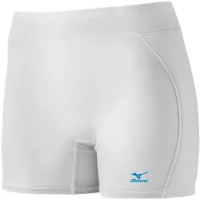 New Mizuno Women’s Low Rise Padded Sliding Shorts Large White/Blue
