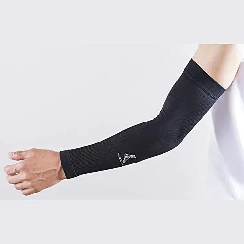 New Mueller Graduated Compression Arm Sleeves Medium Black 2 Sleeves included