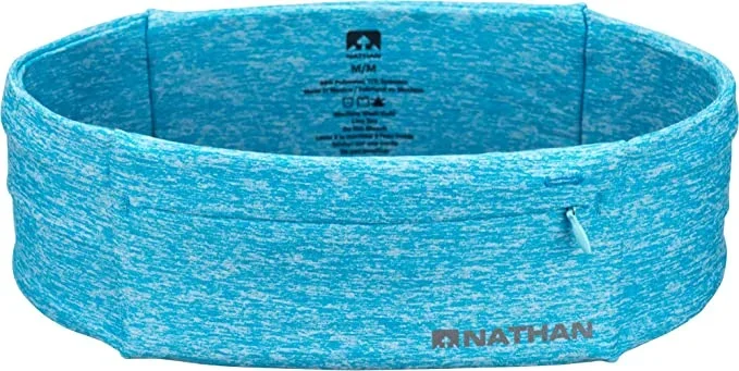 New Nathan Zipster Belt Size Large Heathered Blue NS7702S-0249-33